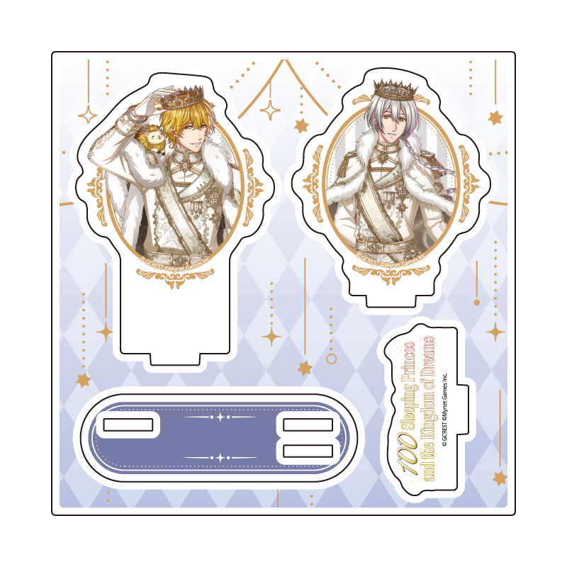 Acrylic Stand Plate "100 Sleeping Princes and the Kingdom of Dreams" 74 Hercules & Luke (Official Illustration)