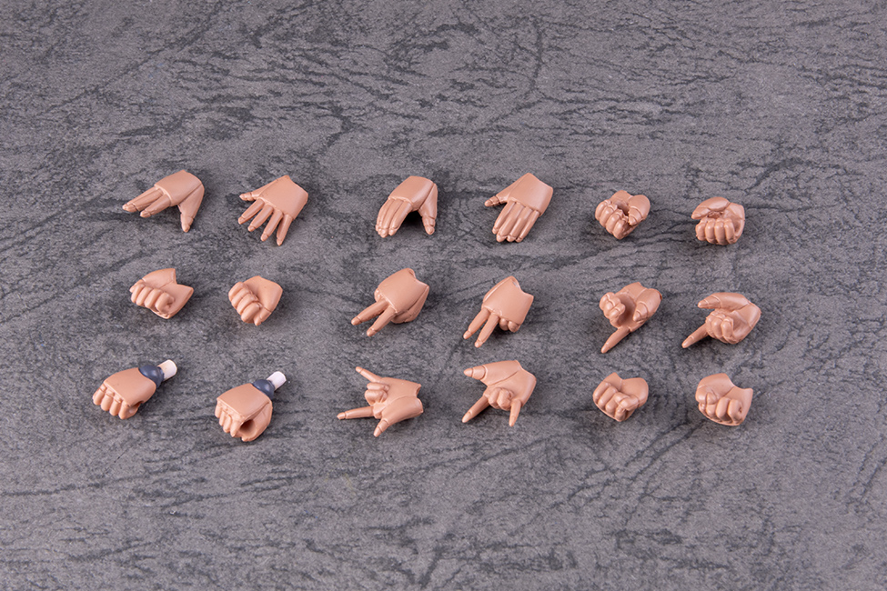 Polynian Handparts Set (Brown Flesh)