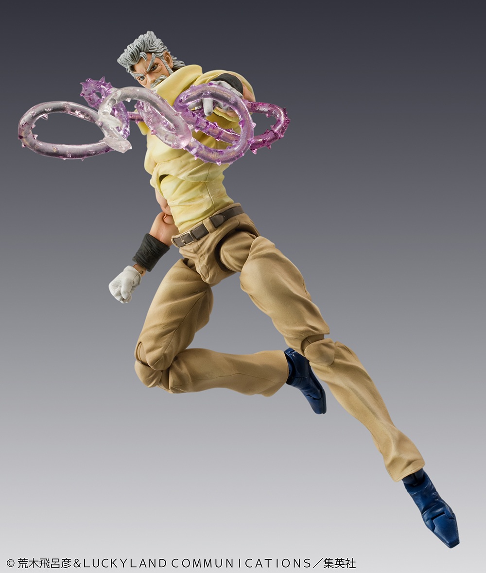 Super Action Statue "JoJo's Bizarre Adventure -Part III-" Joseph Joestar & Iggy