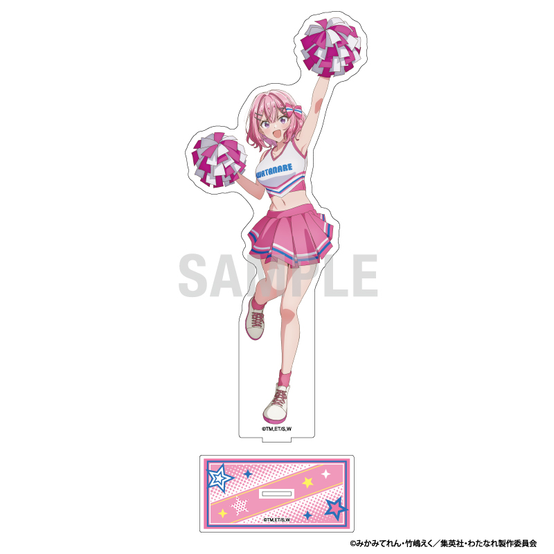 "There's No Freaking Way I'll be Your Lover! Unless..." Big Acrylic Stand Amaori Renako Cheerleader Ver.