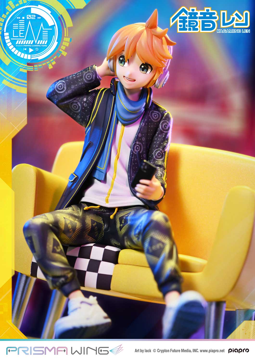 PRISMA WING Piapro Characters Kagamine Len Art by lack 1/7 Scale Figure