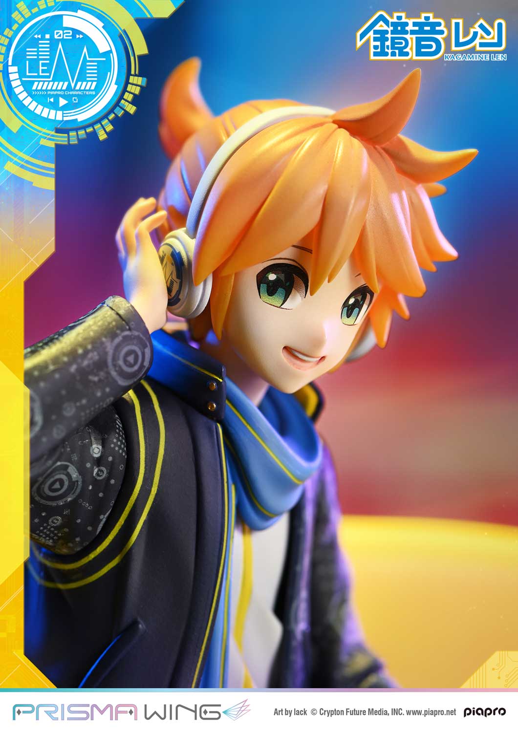 PRISMA WING Piapro Characters Kagamine Len Art by lack 1/7 Scale Figure