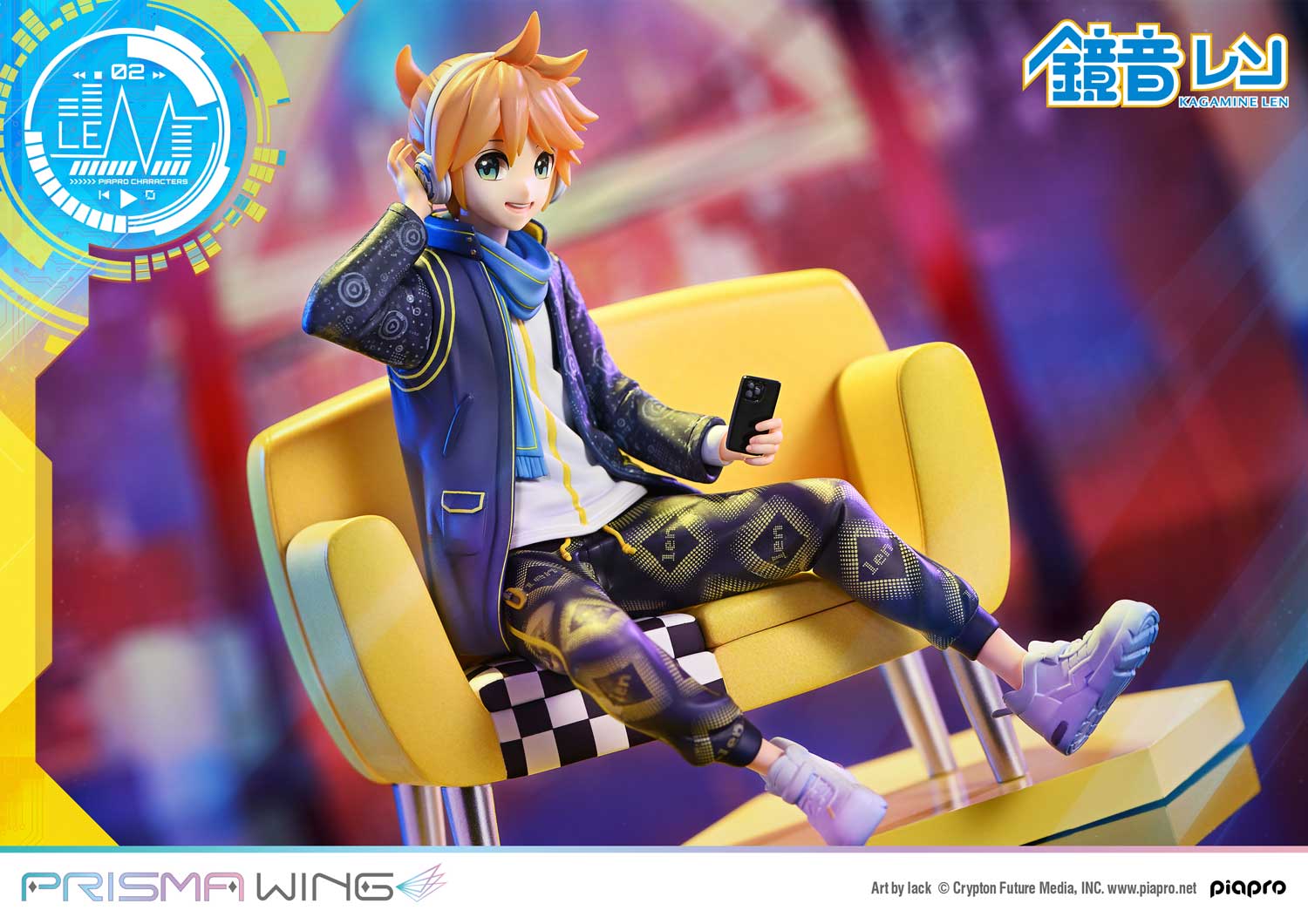 PRISMA WING Piapro Characters Kagamine Len Art by lack 1/7 Scale Figure