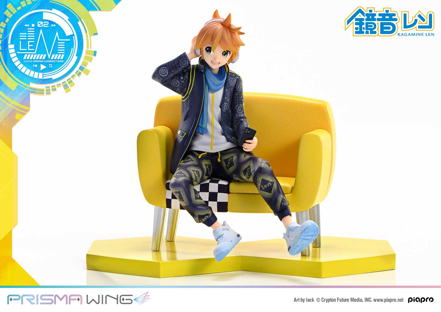PRISMA WING Piapro Characters Kagamine Len Art by lack 1/7 Scale Figure