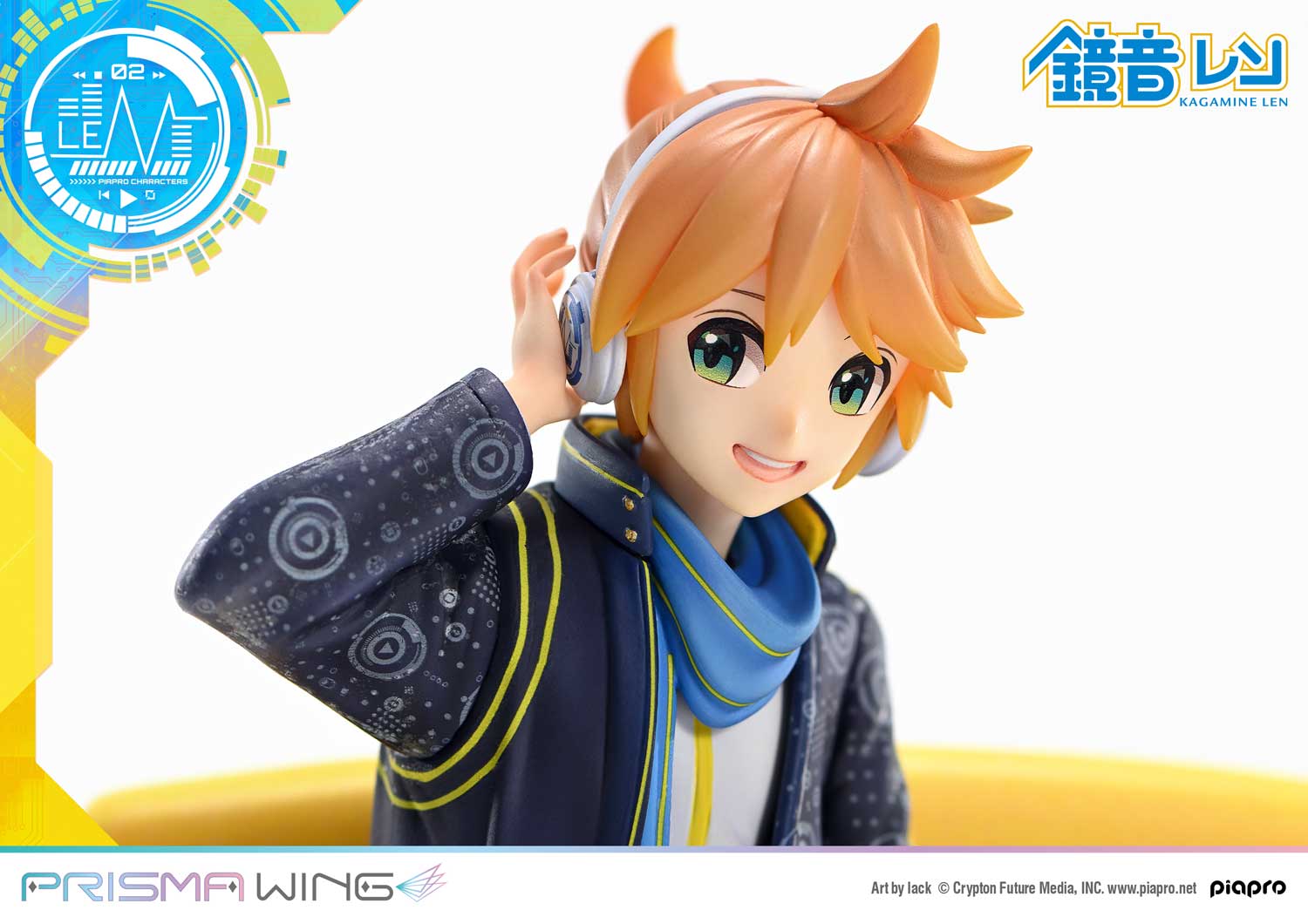 PRISMA WING Piapro Characters Kagamine Len Art by lack 1/7 Scale Figure