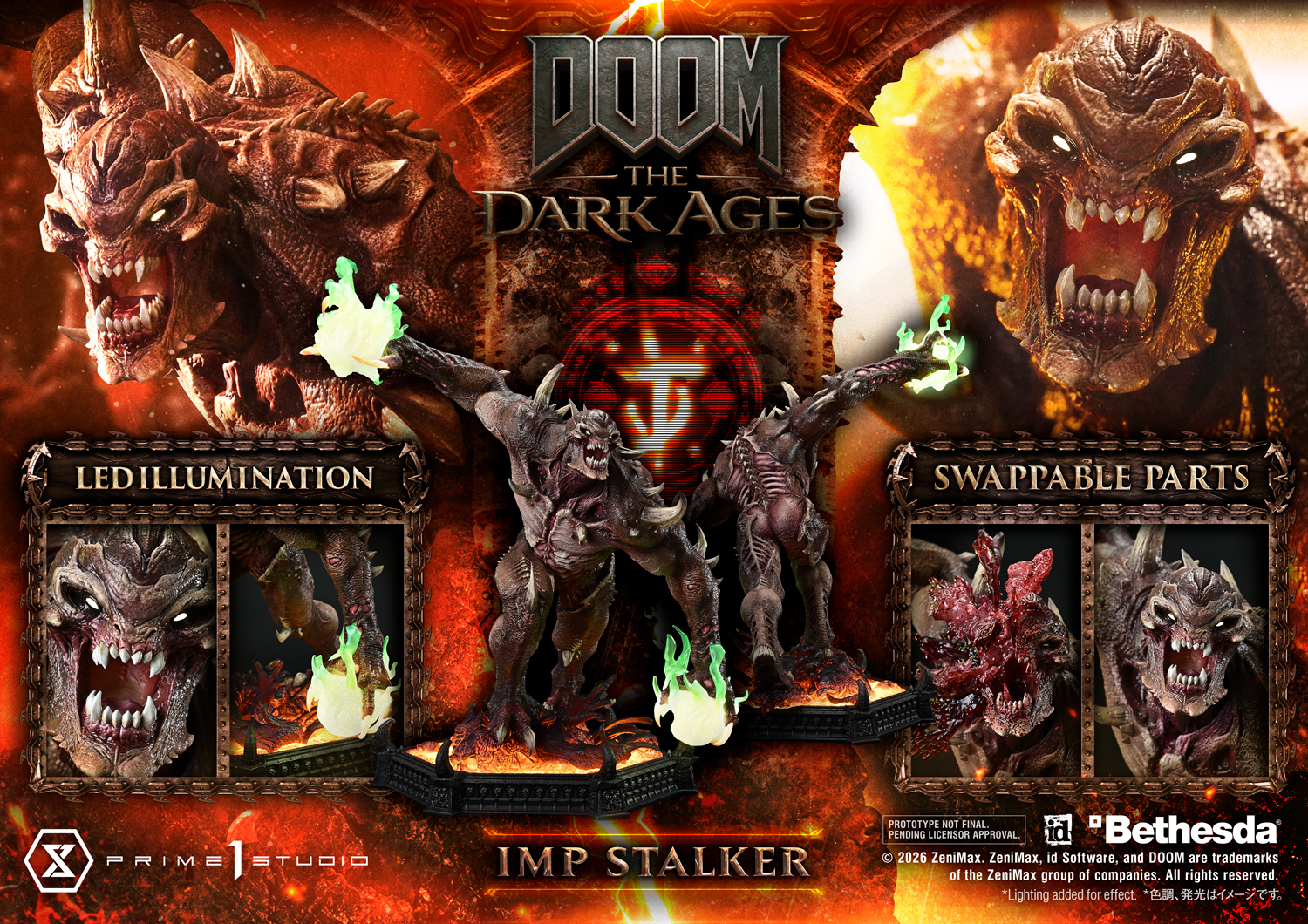 Ultimate Premium Masterline "Doom: The Dark Ages" Imp Stalker
