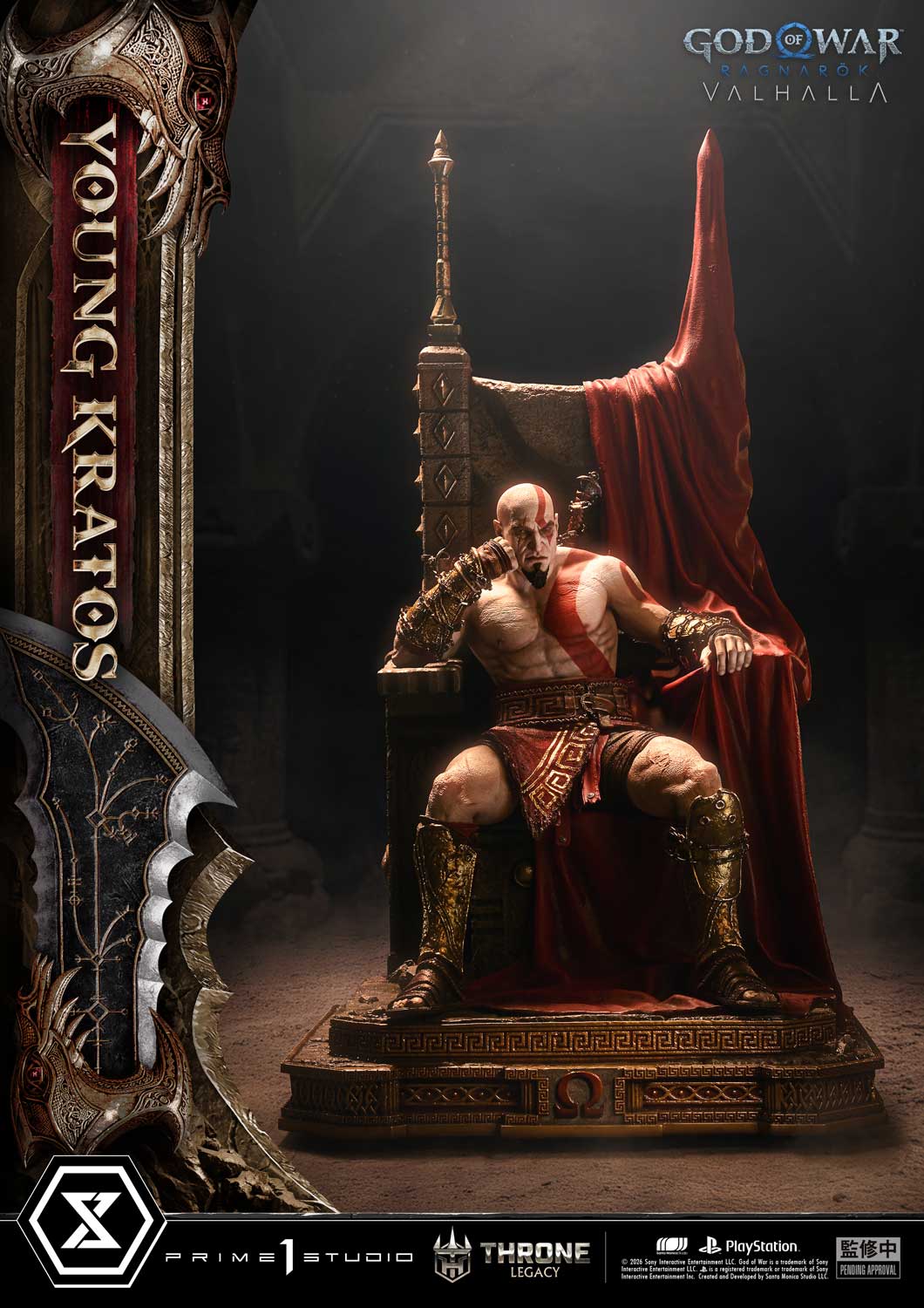 Throne Legacy "God of War Ragnarok" Young Kratos