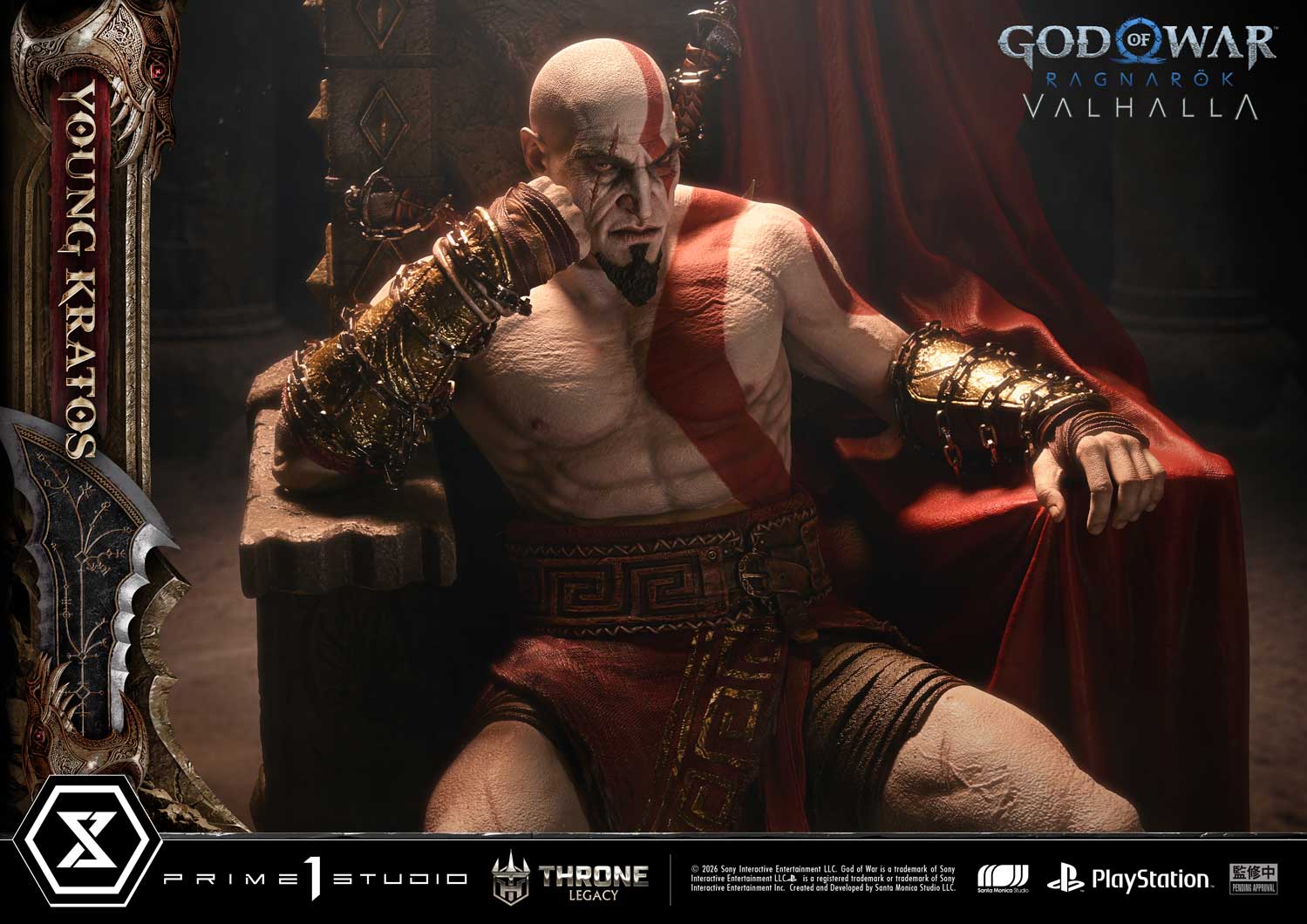 Throne Legacy "God of War Ragnarok" Young Kratos