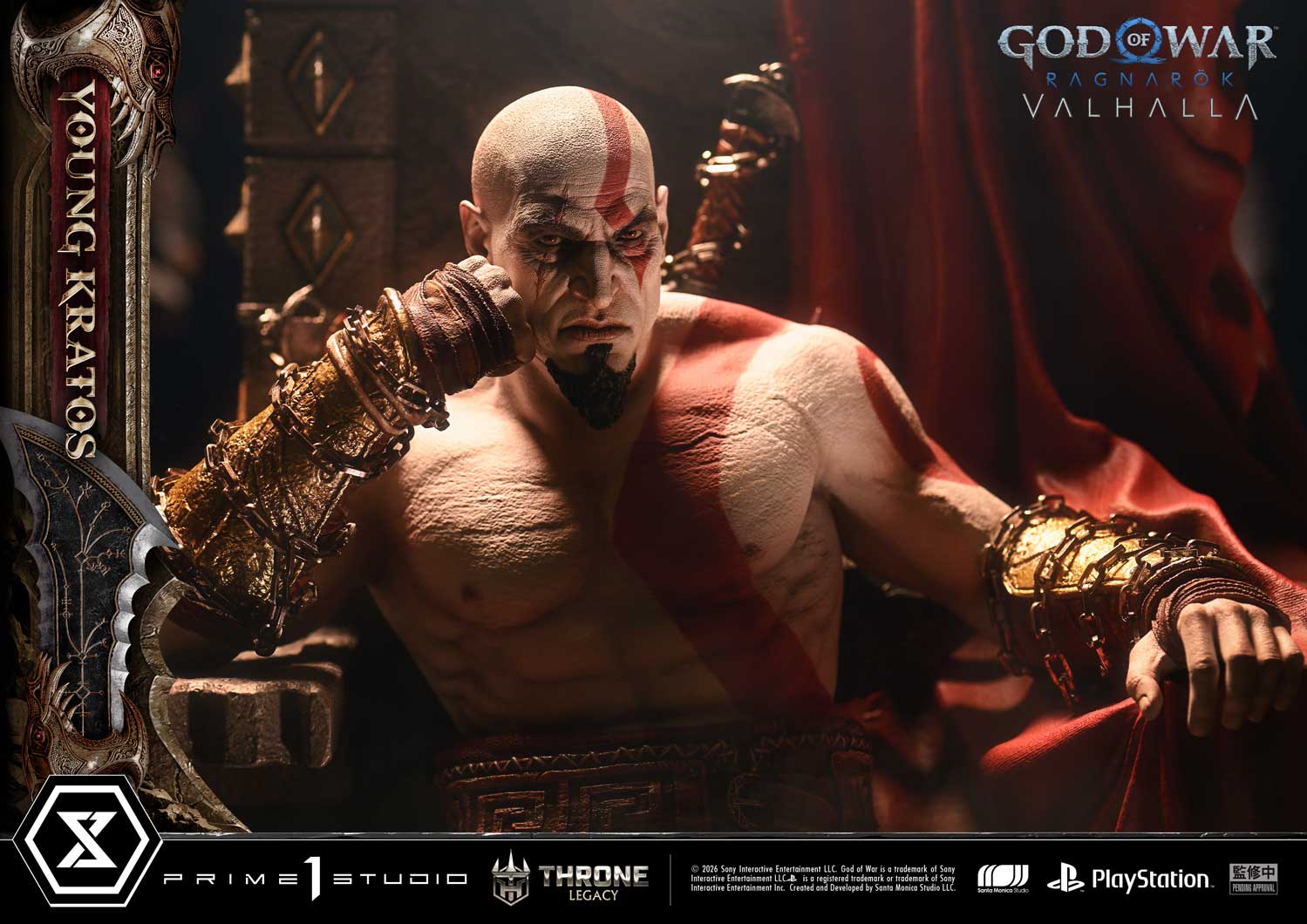 Throne Legacy "God of War Ragnarok" Young Kratos