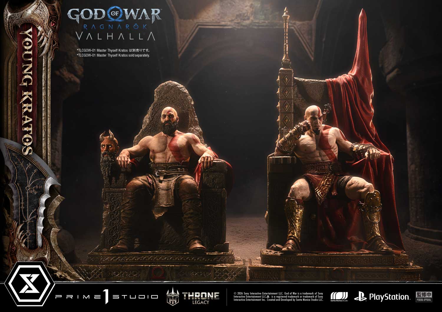 Throne Legacy "God of War Ragnarok" Young Kratos