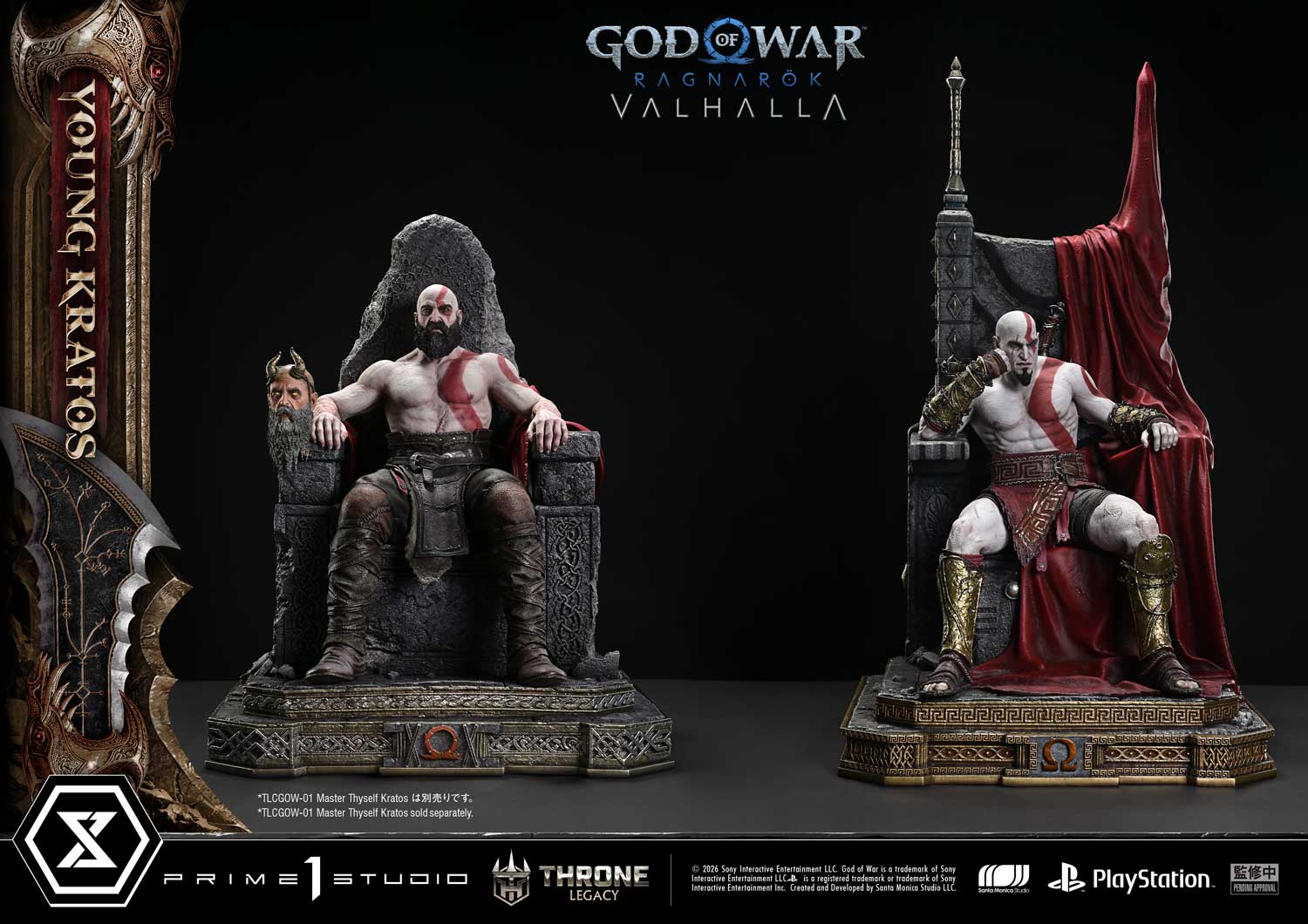 Throne Legacy "God of War Ragnarok" Young Kratos