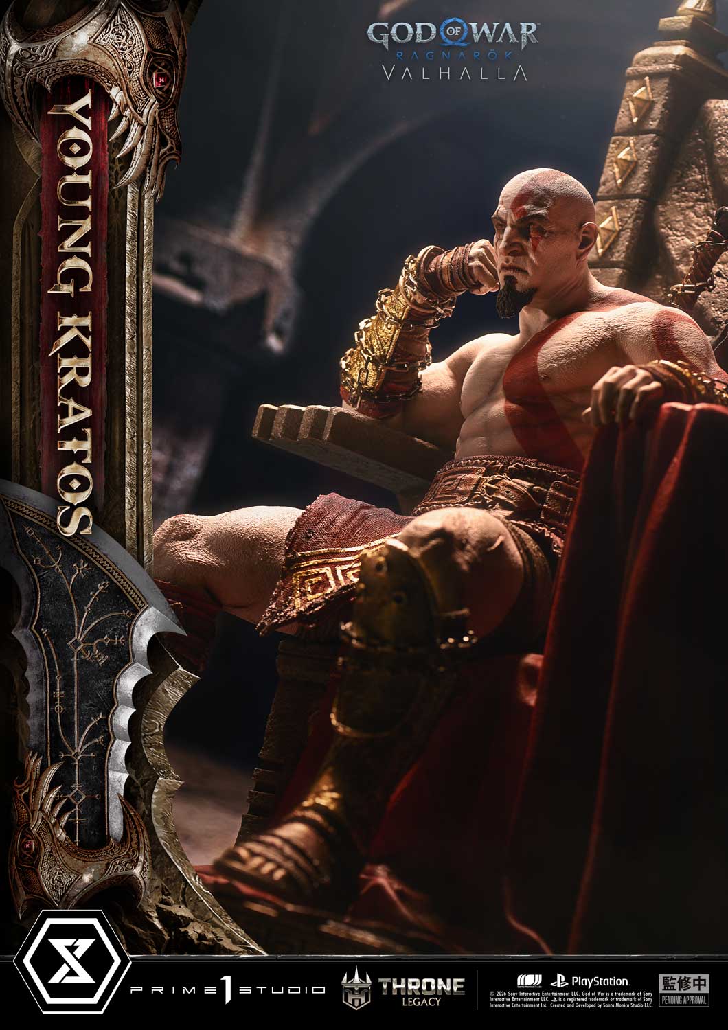 Throne Legacy "God of War Ragnarok" Young Kratos