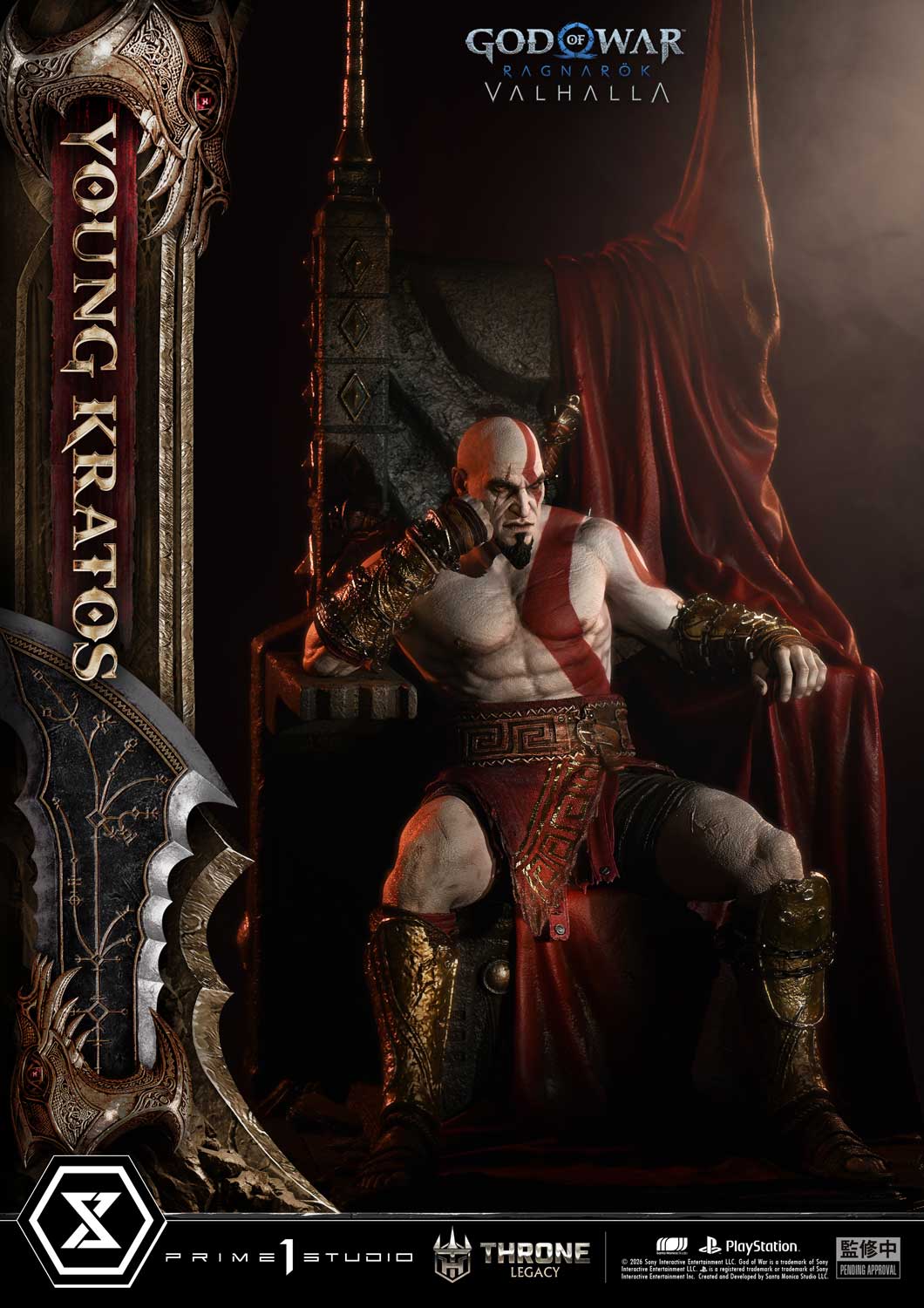 Throne Legacy "God of War Ragnarok" Young Kratos