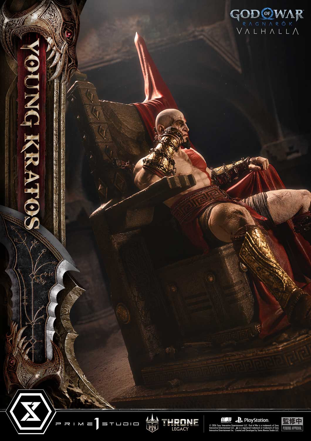 Throne Legacy "God of War Ragnarok" Young Kratos