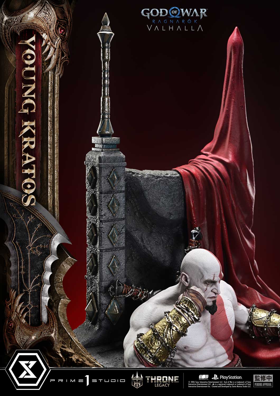 Throne Legacy "God of War Ragnarok" Young Kratos