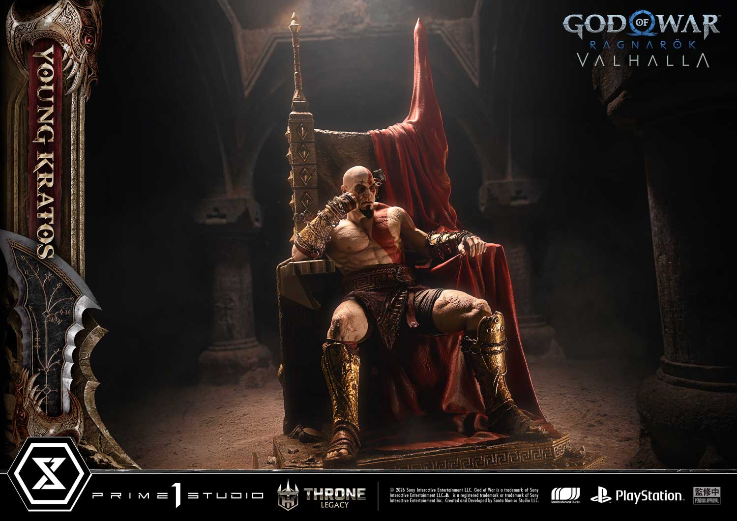 Throne Legacy "God of War Ragnarok" Young Kratos