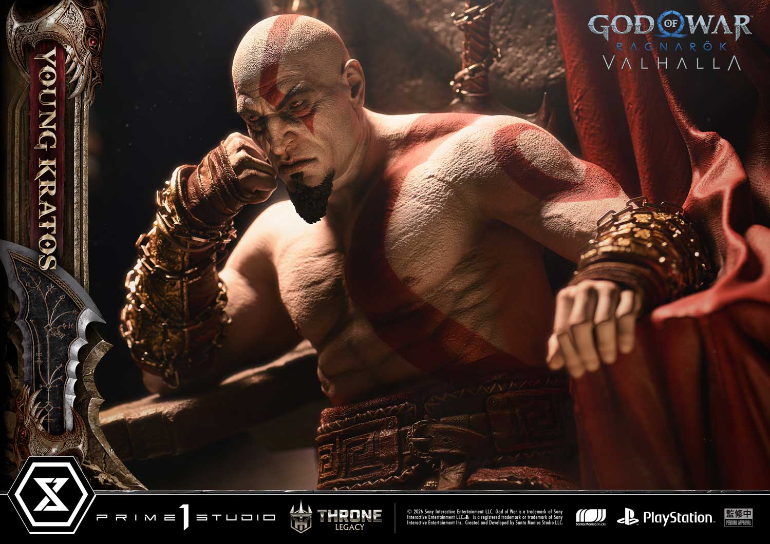 Throne Legacy "God of War Ragnarok" Young Kratos