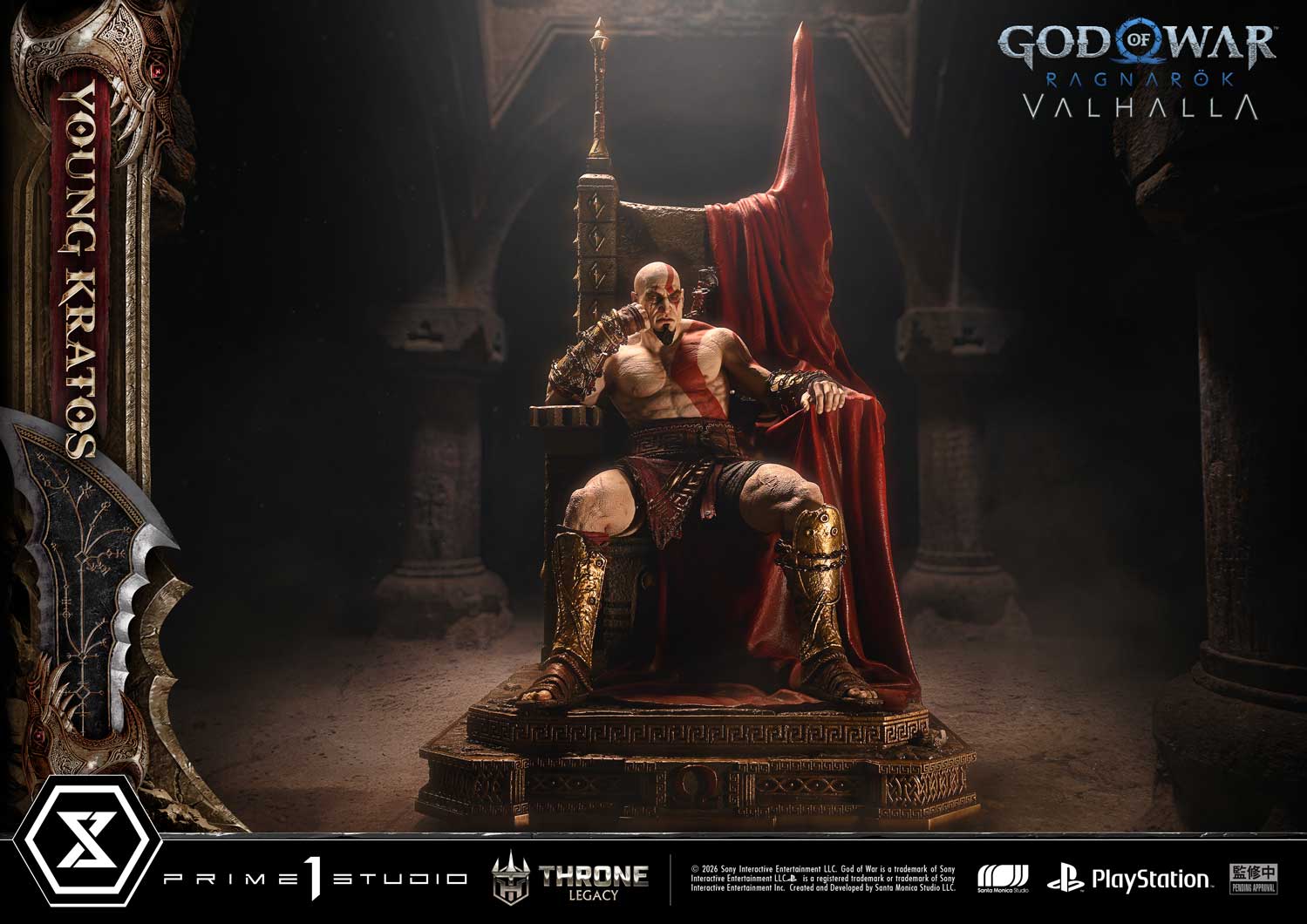 Throne Legacy "God of War Ragnarok" Young Kratos