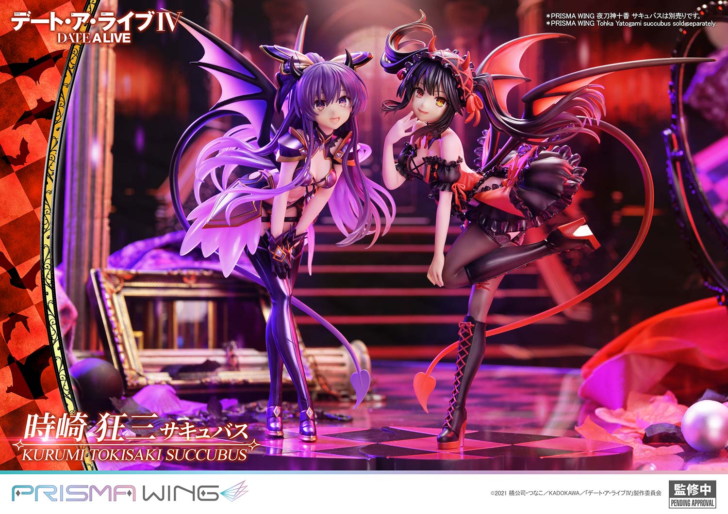 PRISMA WING "Date A Live" Tokisaki Kurumi Succubus 1/7 Scale Figure