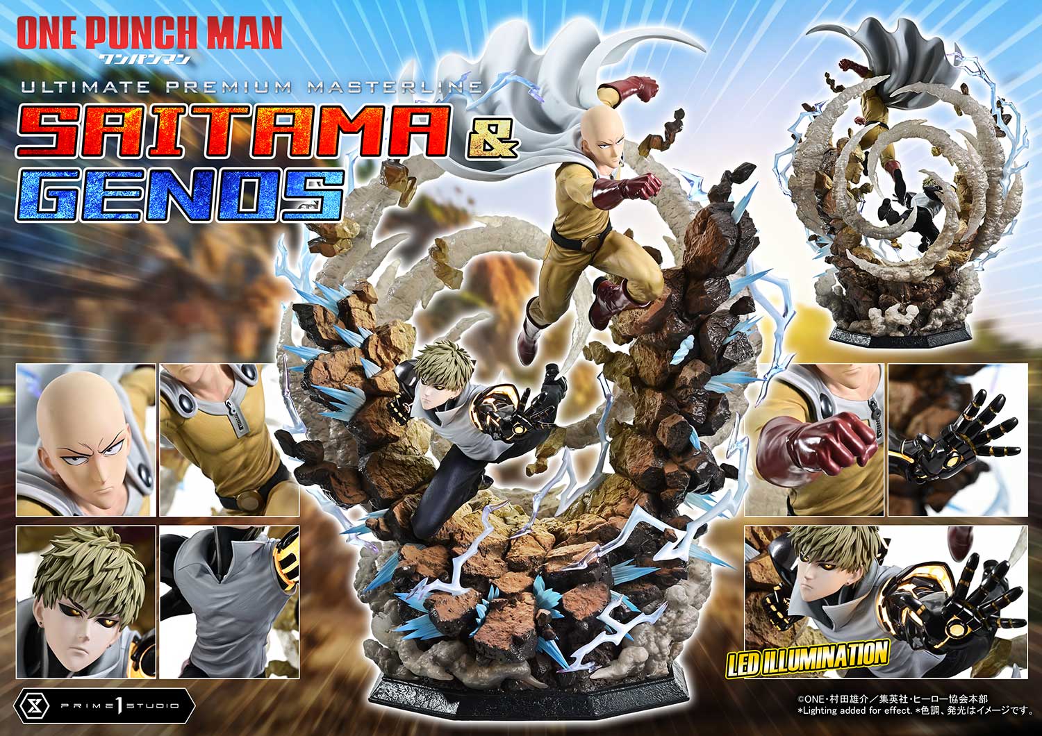 Ultimate Premium Masterline "One-Punch Man" Saitama & Genos
