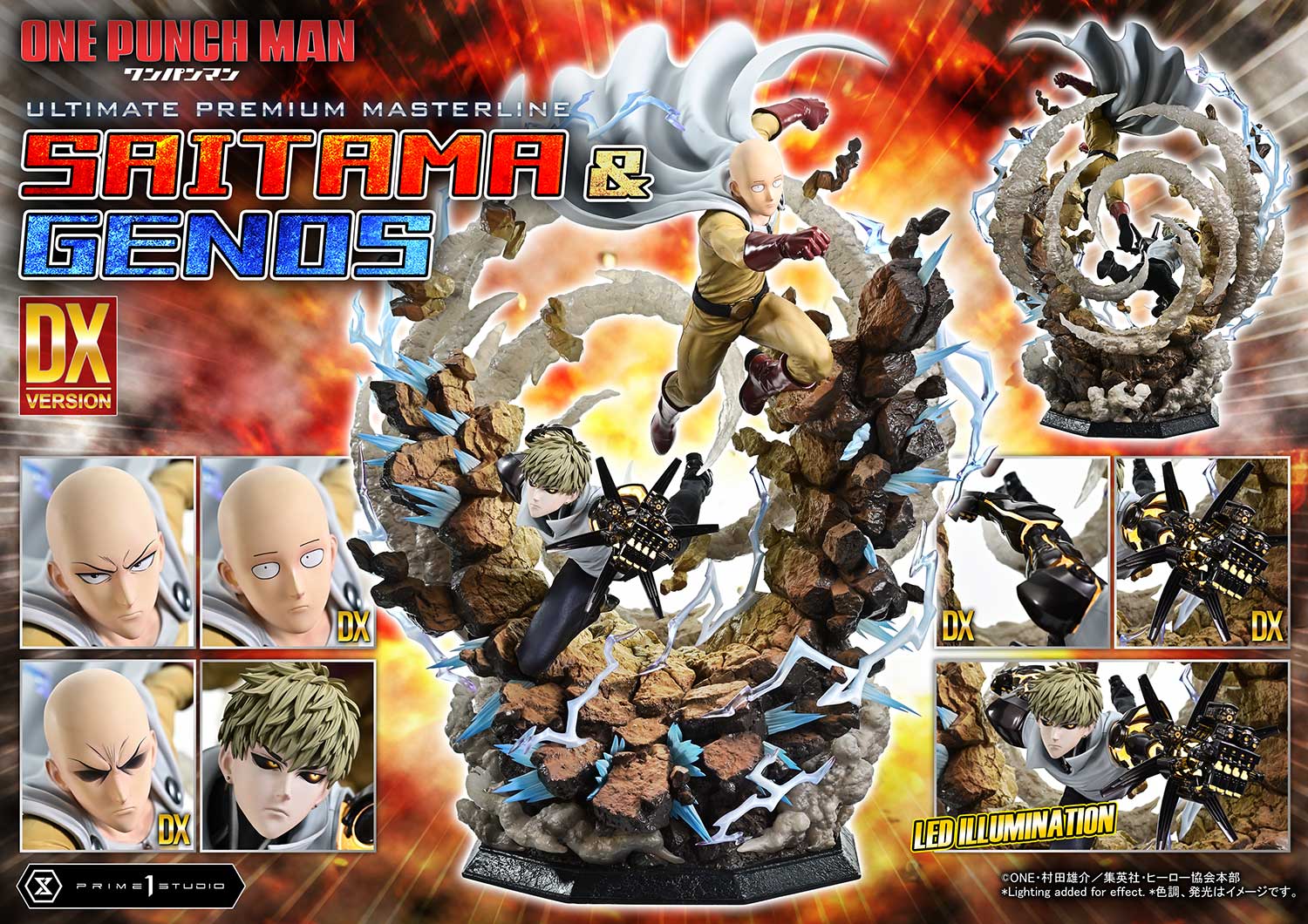 Ultimate Premium Masterline "One-Punch Man" Saitama & Genos DX Edition