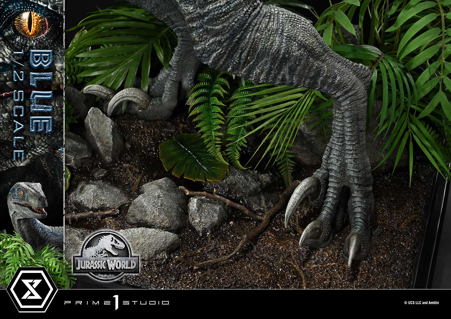 Legacy Museum Collection "Jurassic World: Fallen Kingdom" Blue 1/2 Scale