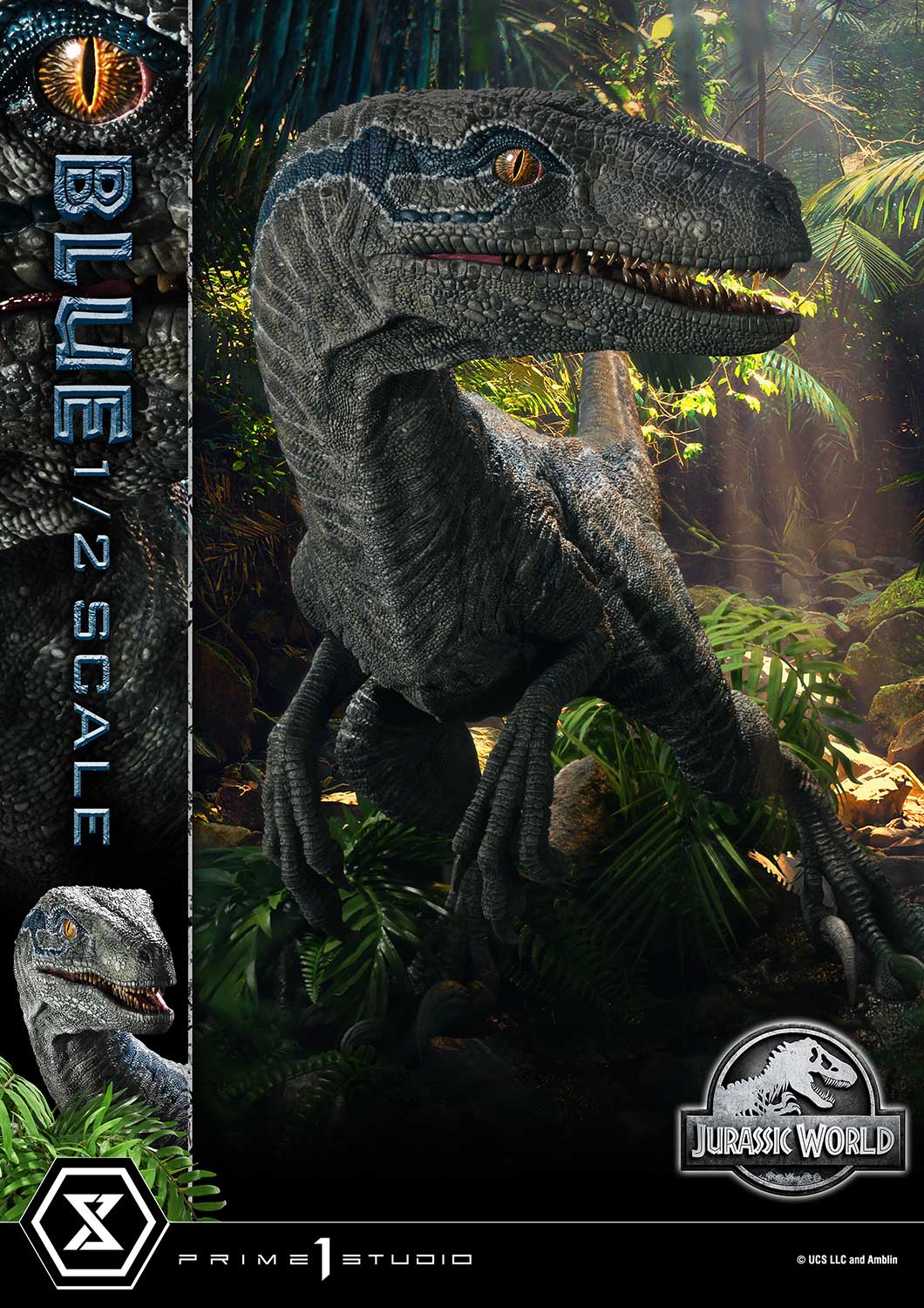 Legacy Museum Collection "Jurassic World: Fallen Kingdom" Blue 1/2 Scale