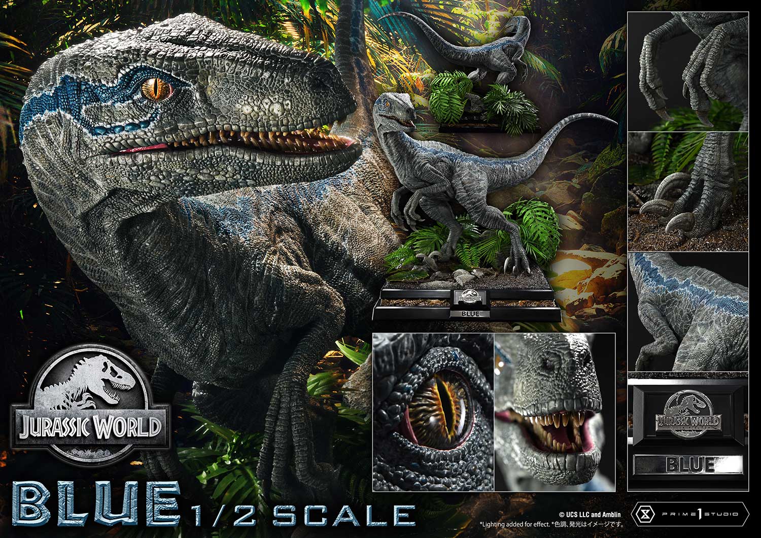 Legacy Museum Collection "Jurassic World: Fallen Kingdom" Blue 1/2 Scale