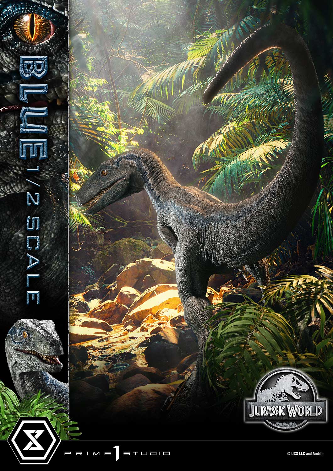 Legacy Museum Collection "Jurassic World: Fallen Kingdom" Blue 1/2 Scale