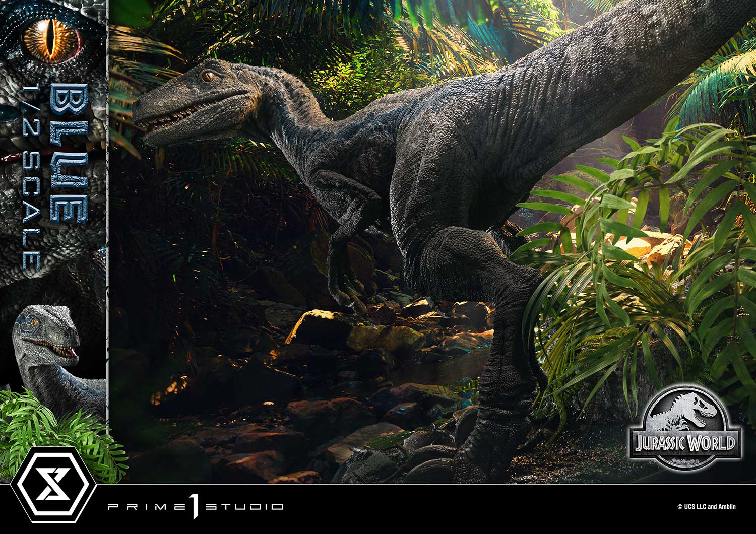 Legacy Museum Collection "Jurassic World: Fallen Kingdom" Blue 1/2 Scale