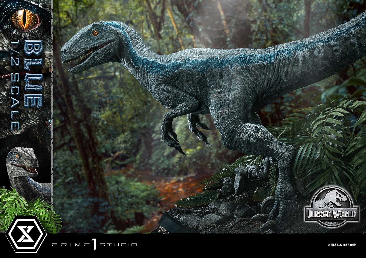 Legacy Museum Collection "Jurassic World: Fallen Kingdom" Blue 1/2 Scale