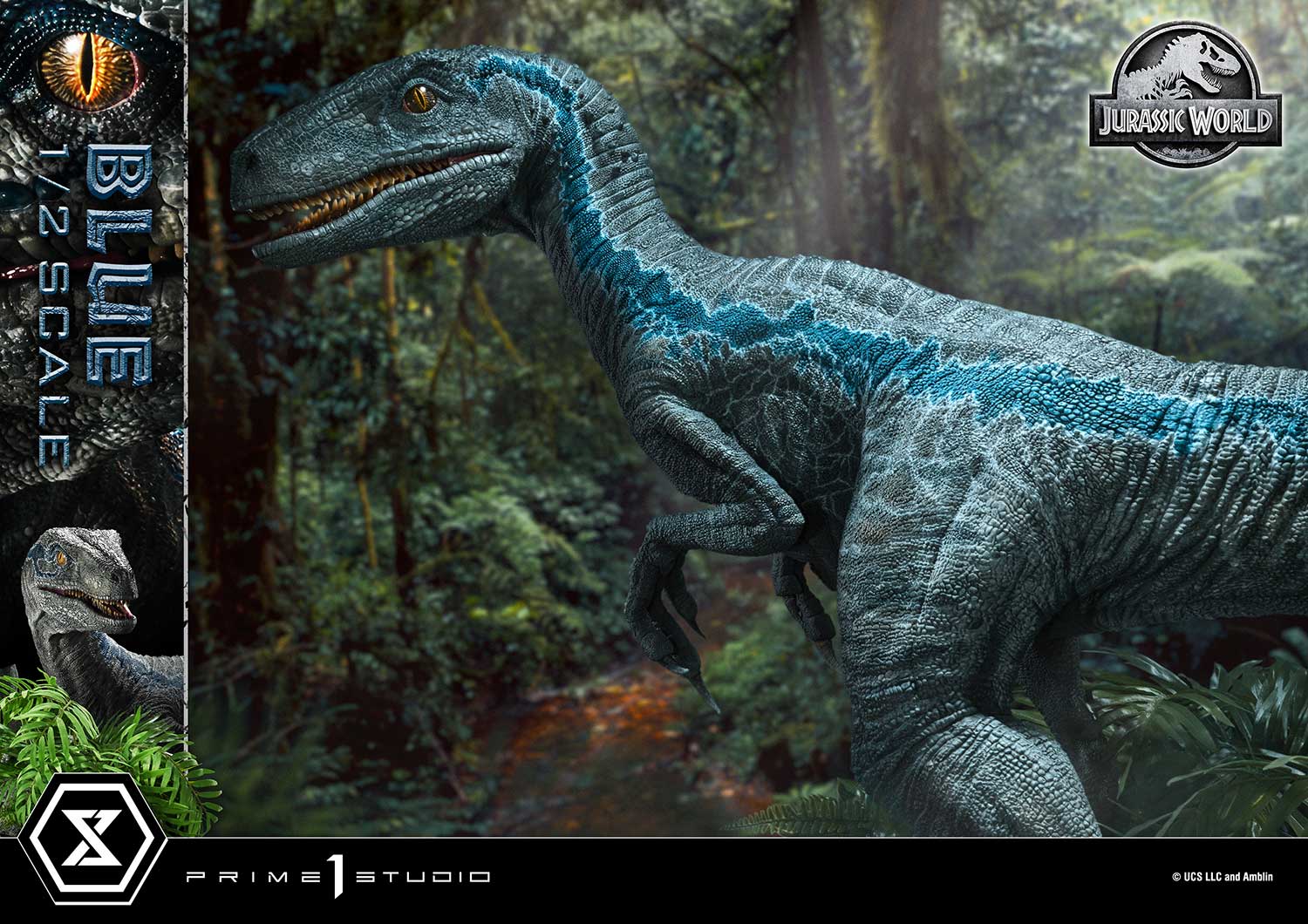 Legacy Museum Collection "Jurassic World: Fallen Kingdom" Blue 1/2 Scale