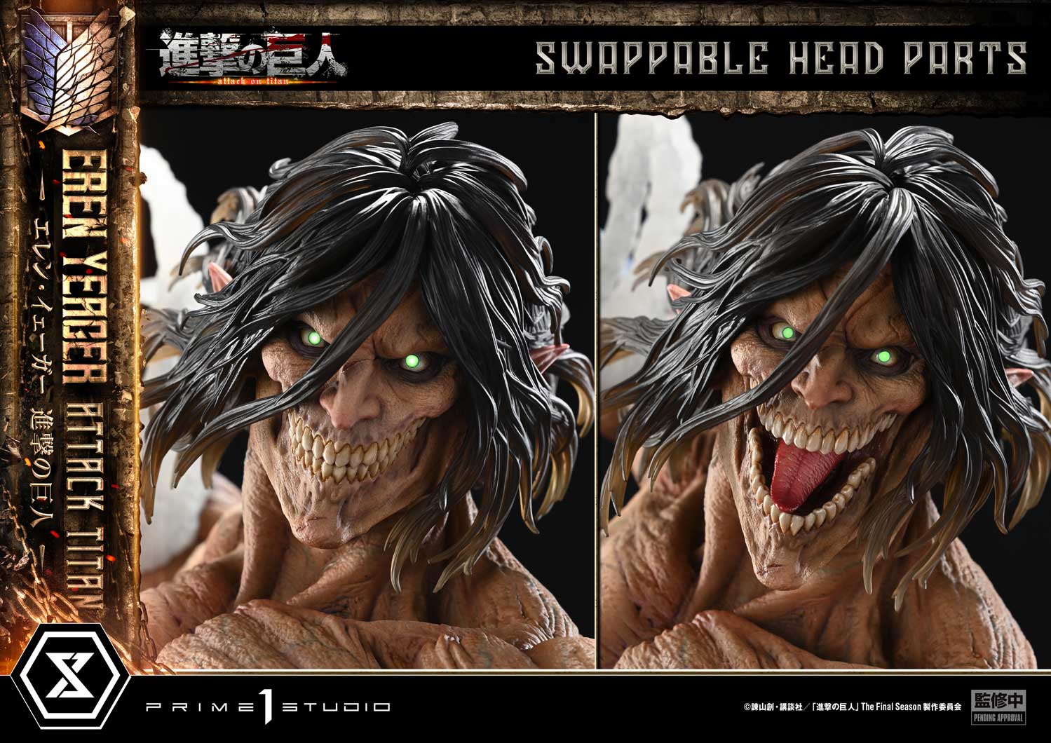 Ultimate Diorama Masterline "Attack on Titan" Eren Yeager Attack Titan