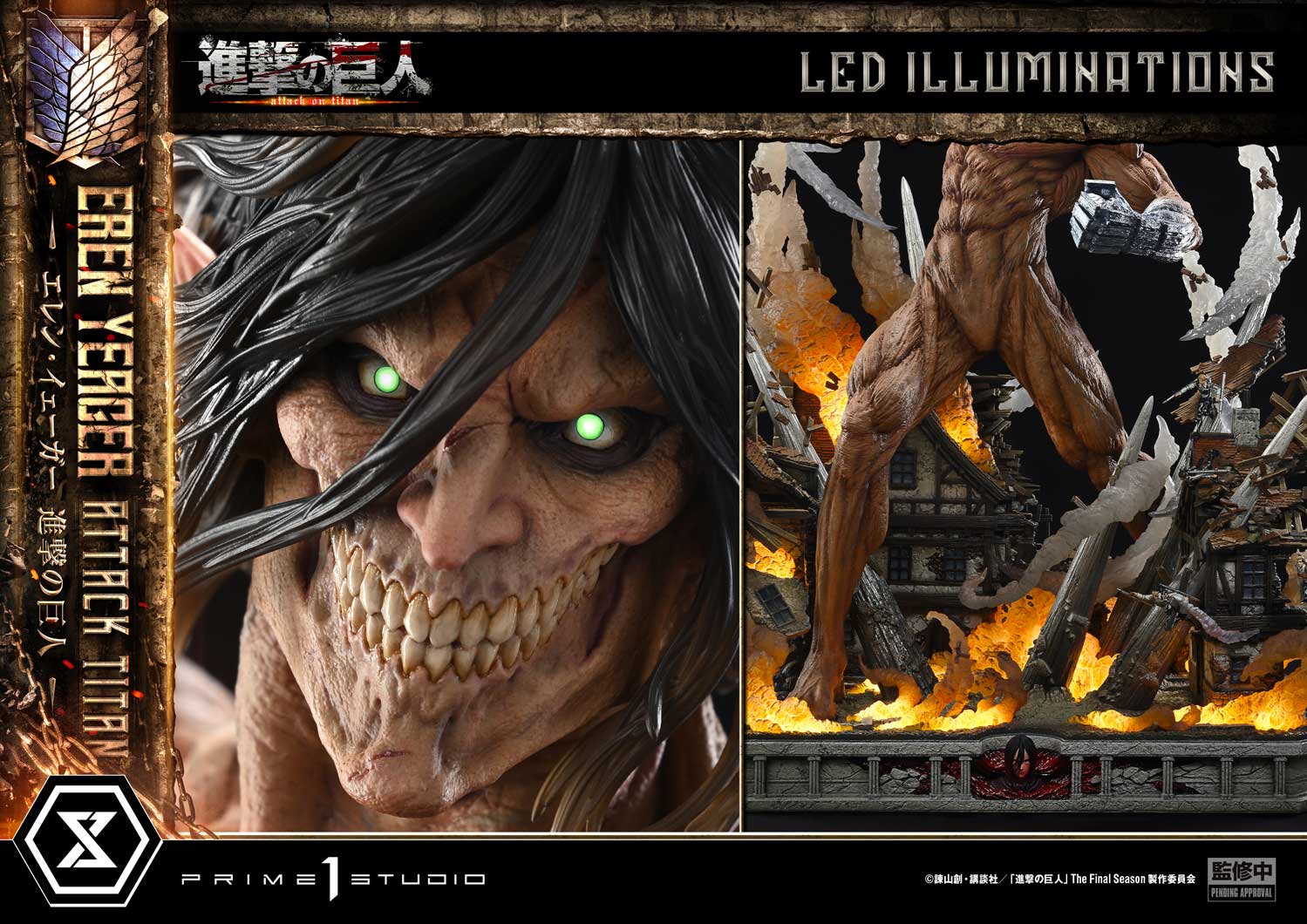 Ultimate Diorama Masterline "Attack on Titan" Eren Yeager Attack Titan
