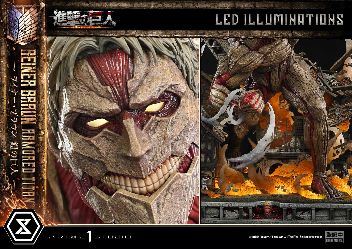 Ultimate Diorama Masterline "Attack on Titan" Reiner Braun Armored Titan