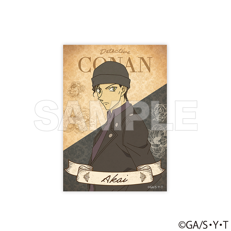 "Detective Conan" Hard Card Case (with Card) Classical Akai Shuichi