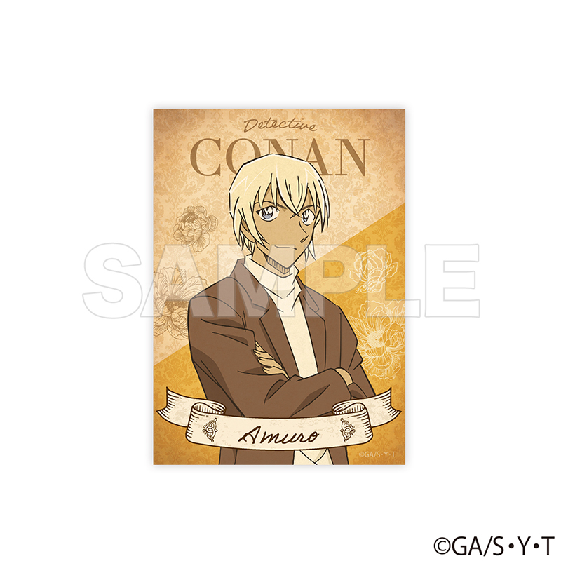 "Detective Conan" Hard Card Case (with Card) Classical Amuro Toru