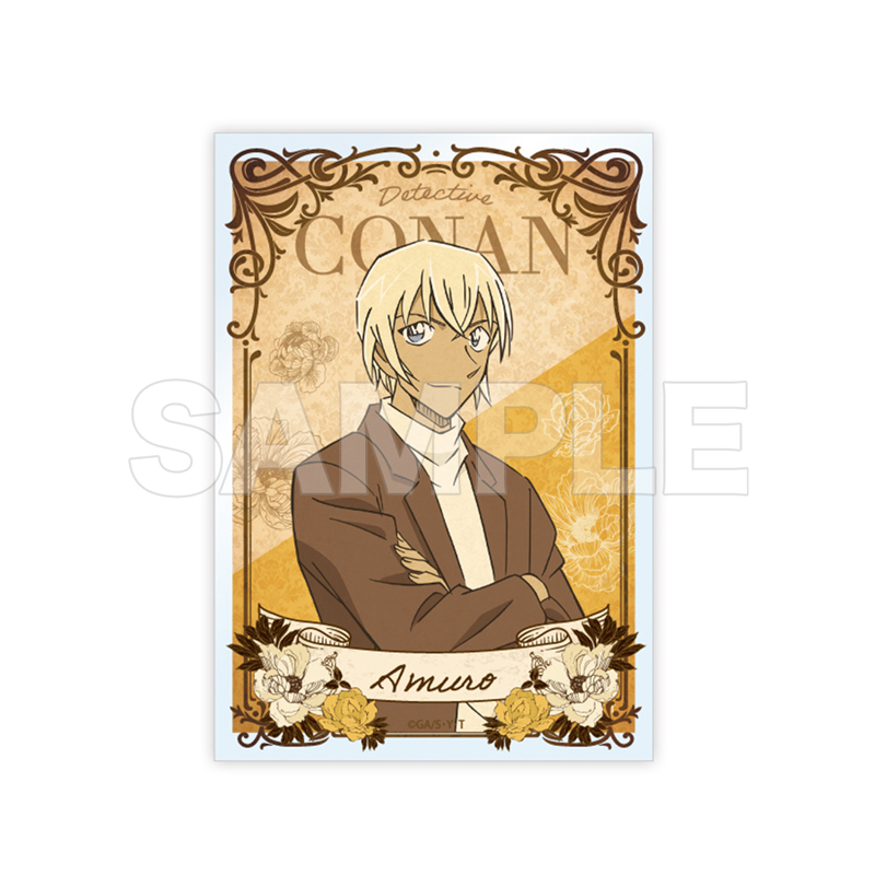 "Detective Conan" Hard Card Case (with Card) Classical Amuro Toru