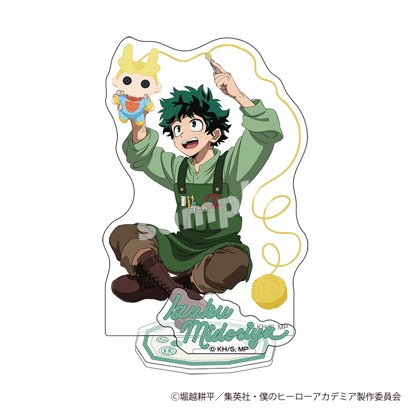 "My Hero Academia" Acrylic Stand Knit! Knitted Plush Midoriya Izuku