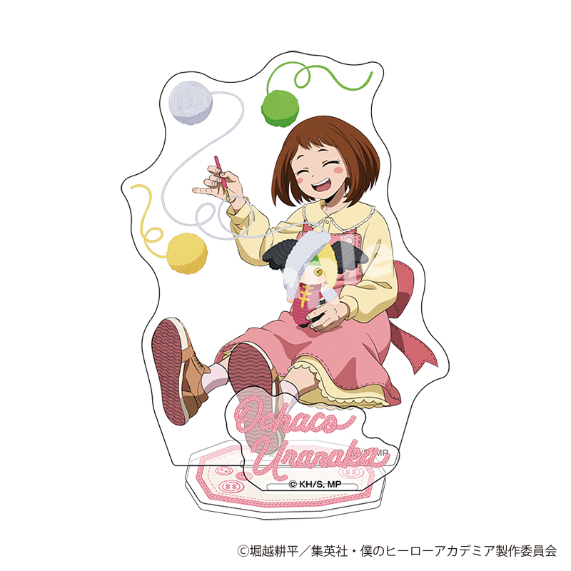 "My Hero Academia" Acrylic Stand Knit! Knitted Plush Uraraka Ochaco