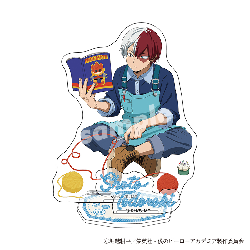"My Hero Academia" Acrylic Stand Knit! Knitted Plush Todoroki Shoto