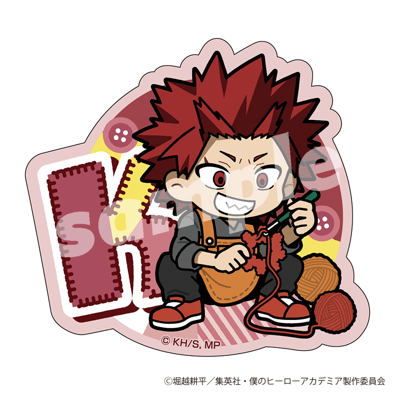 "My Hero Academia" Sticker Knit! Knitted Plush Deformed Kirishima Eijiro