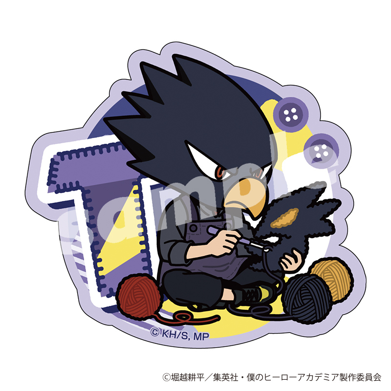 "My Hero Academia" Sticker Knit! Knitted Plush Deformed Tokoyami Fumikage
