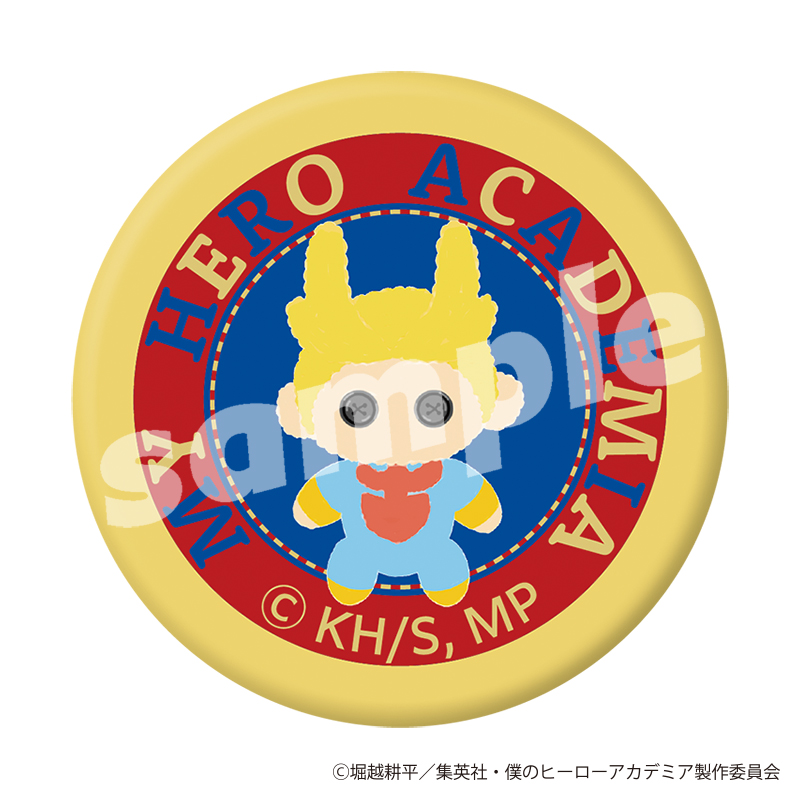 "My Hero Academia" Embroidery Can Mirror Knit! Knitted Plush Motif All Might