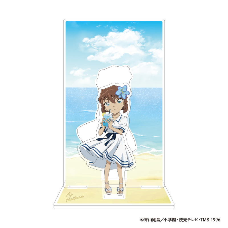 "Detective Conan" Acrylic Stand with Background Frame Seaside Haibara Ai