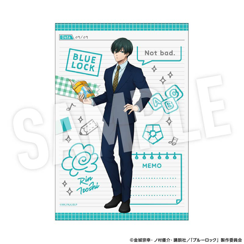 "Blue Lock" Postcard Set Study