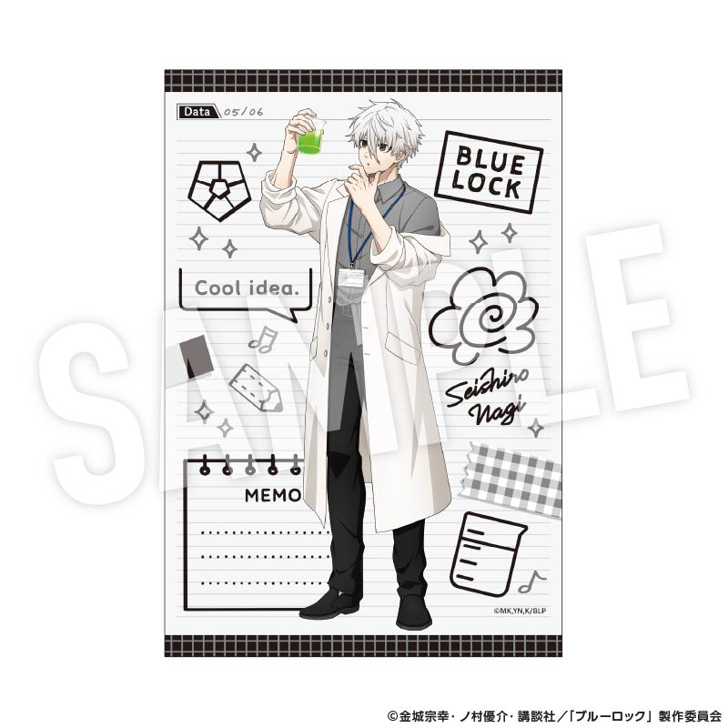 "Blue Lock" Postcard Set Study