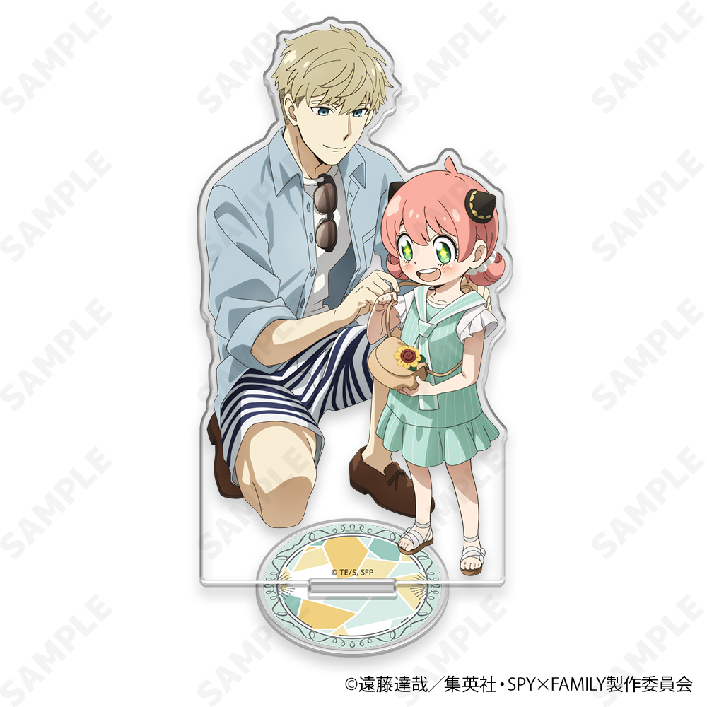 "SPY x FAMILY" Acrylic Stand 3 Loid & Anya (Summer Odekeke)