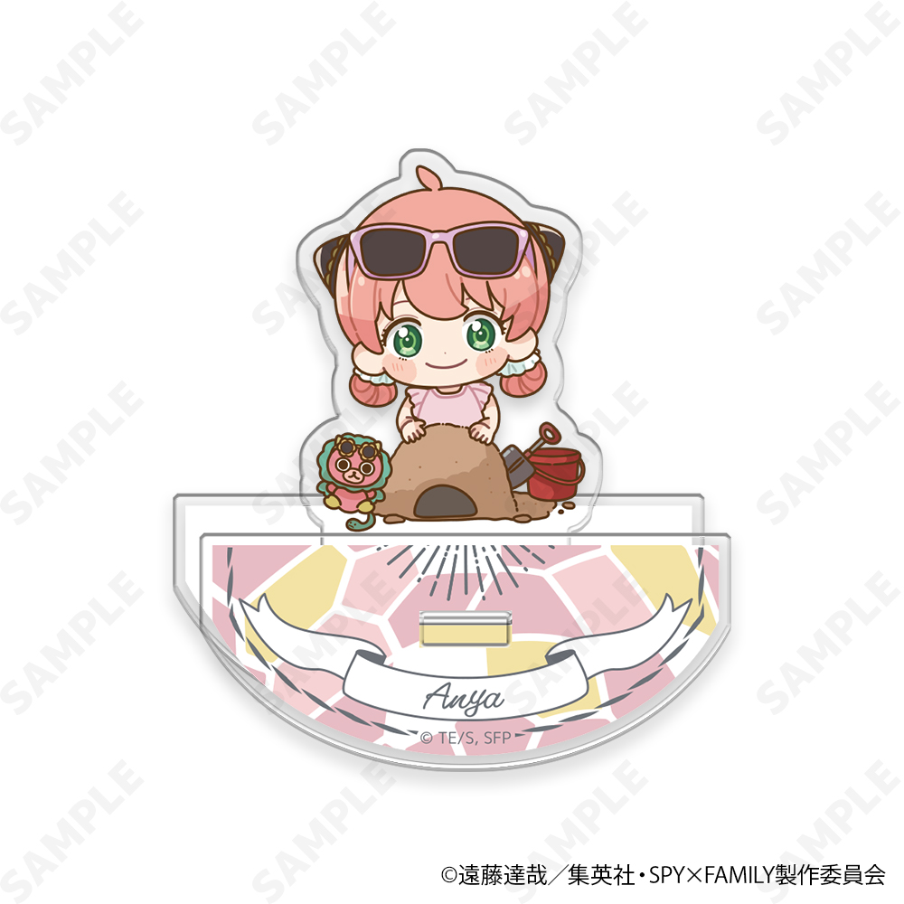 "SPY x FAMILY" Yuratsun Acrylic Stand Mini Character Ver. 3 Playing on Stand Beach (Summer Odekeke)