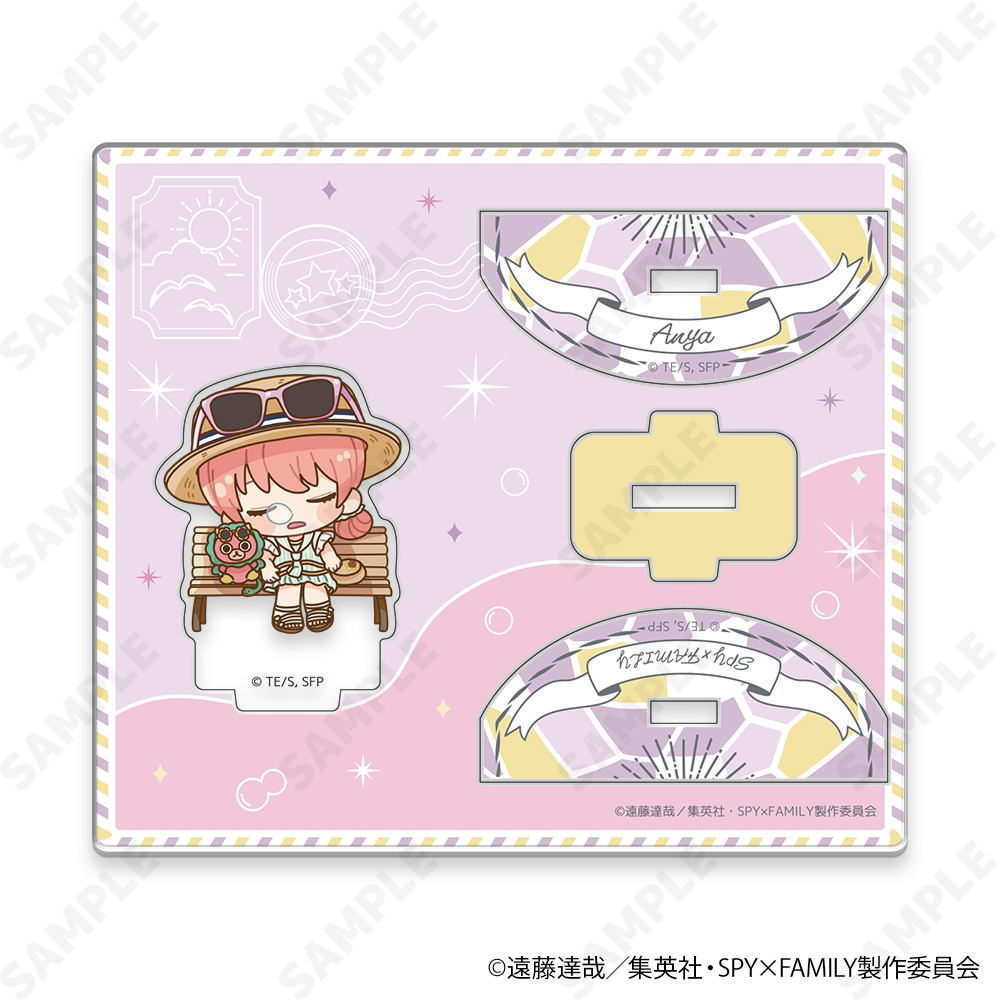 "SPY x FAMILY" Yuratsun Acrylic Stand Mini Character Ver. 4 On The Way Home (Summer Odekeke)